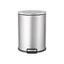Nine Stars Stainless Steel Step Trash Can, 13.21 gal., Silver (SOT-50-3)~#|#~sp62510183_sc7