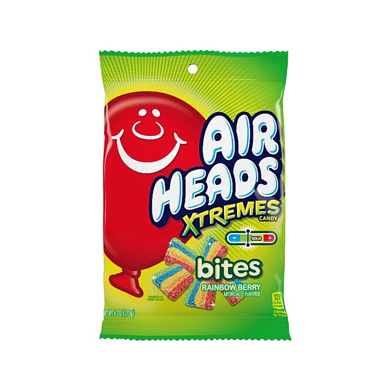 Airheads Xtremes Rainbow Berry  Bites, 6 oz (AHXBITES12) image 1