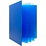 JAM Paper Heavy Duty 10-Pocket Plastic Folder Organizer, Blue, 2/Pack (389MP10BUJ)~#|#~sp6271211_sc7