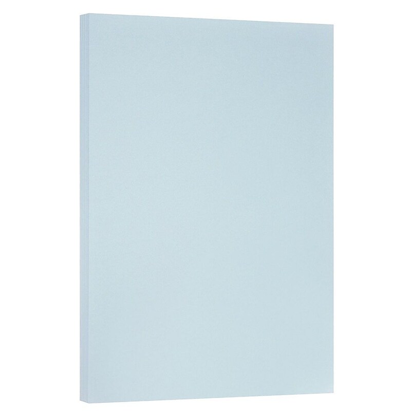 JAM Paper® Extra Heavy Weight 110lb Cardstock, 11 x 17 Tabloid Coverstock, Blue, 50 Sheets/Pack (16932841) image 1