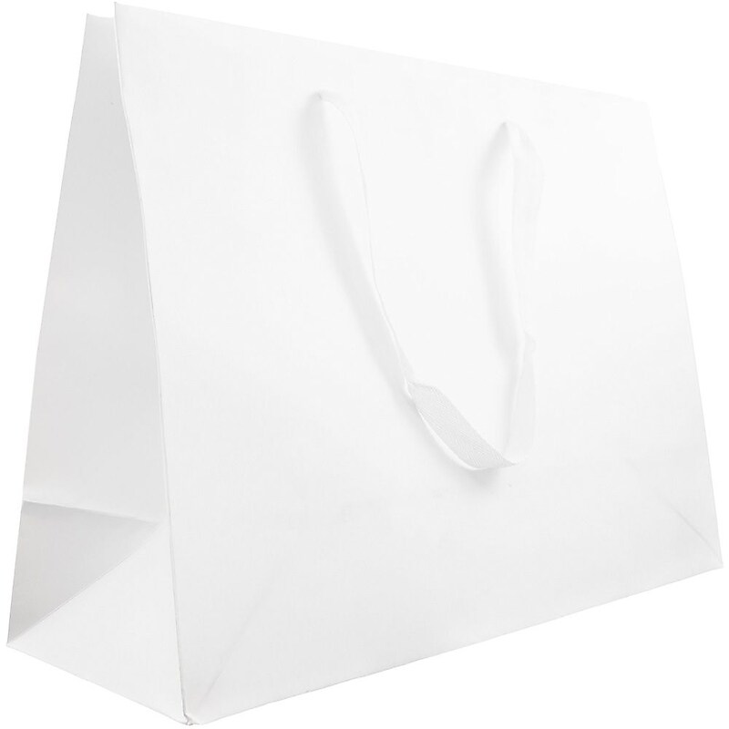 JAM Paper Heavy Duty Solid Extra large Gift Bags, White, 3/Pack(774HDWHA) image 1