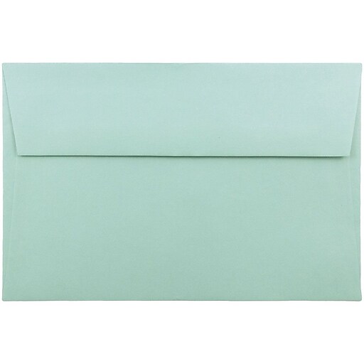 Shop Staples for JAM Paper® A9 Invitation Envelopes, 5.75 x 8.75, Aqua Blue, 50/pack (157461i)