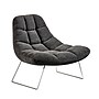 Adesso Home Bartlett Fabric Accent Chair, Armless, Dark Gray (GR2004-10)~#|#~sp6283902_sc7