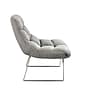 Adesso Bartlett Fabric Accent Chair, Armless, Light Gray (GR2004-03)~#|#~sp6285104_sc7