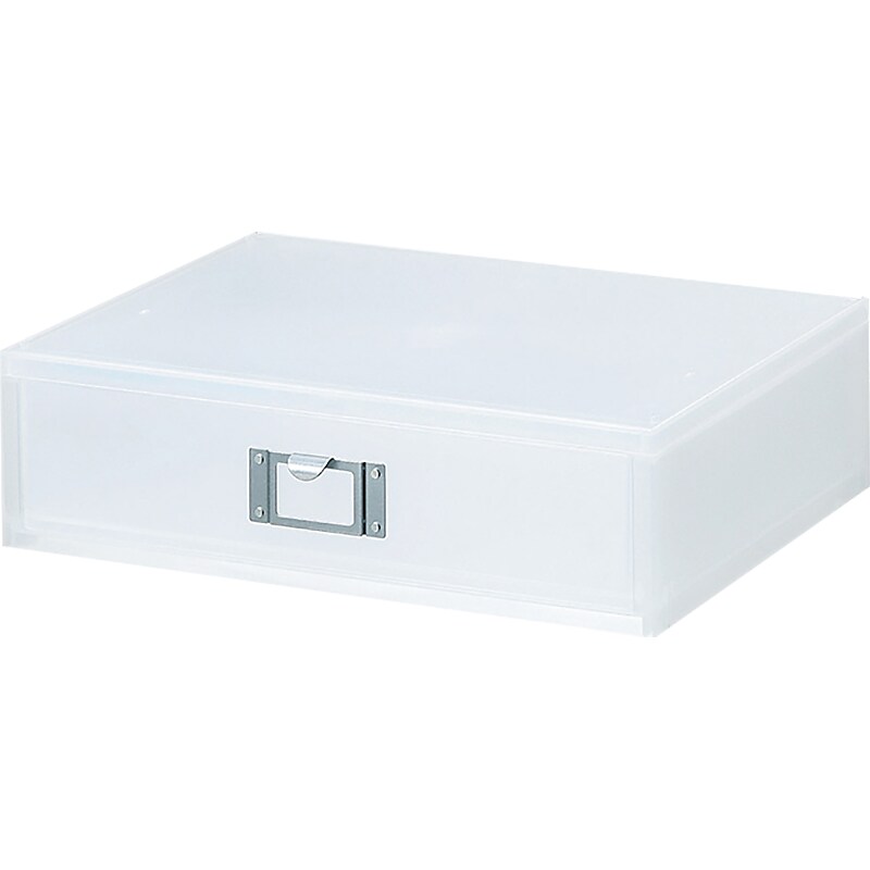 Like-it MEDIX 1 Drawer File Storage, Translucent White (MX-9201 TRWHITE) image 1