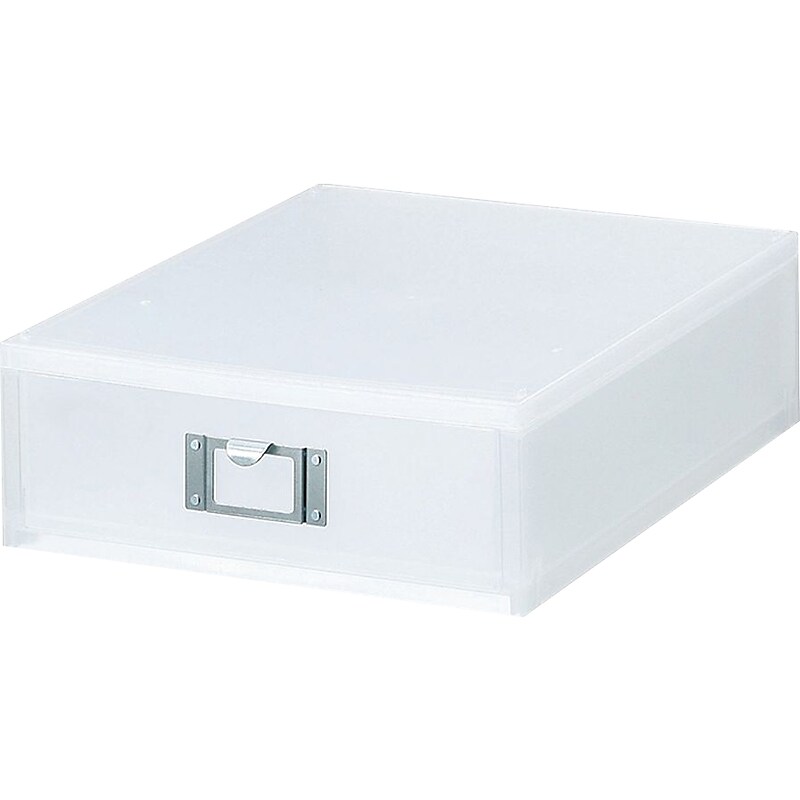 Like-it 1 Drawer File Storage, Translucent White (MX-5 TR.WHITE) image 1
