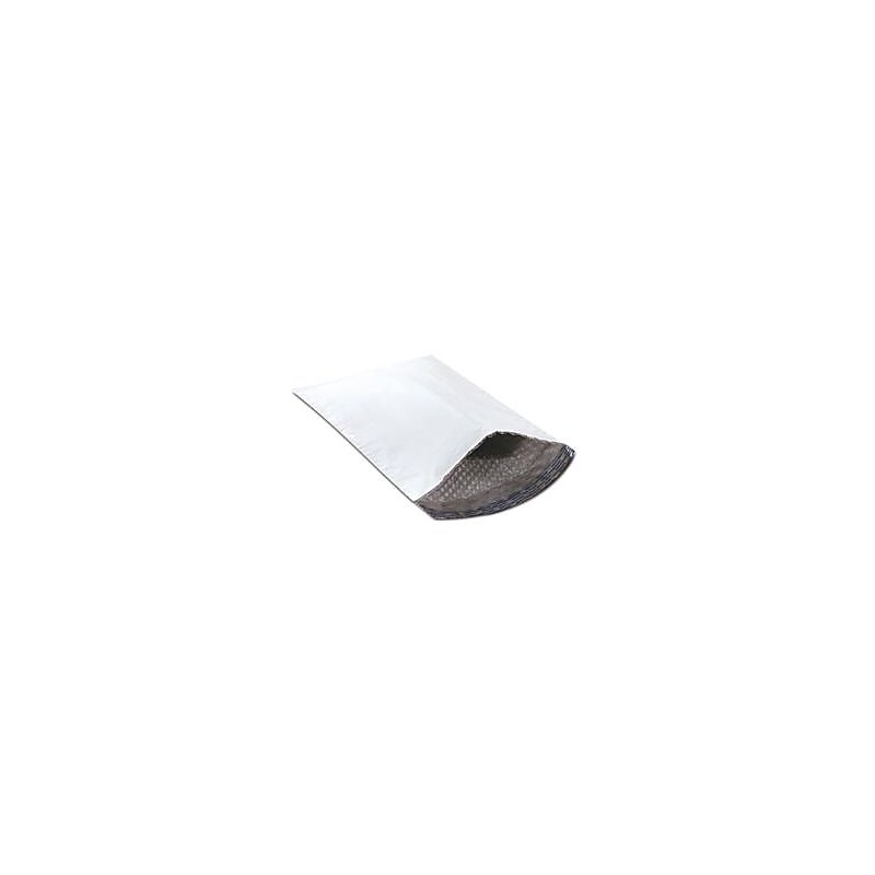 Bubble Lined Self-Seal Poly Mailers #3 - 8 1/2" Width x 14 1/2" Length - White 100/CT ENVB855WSS image 1