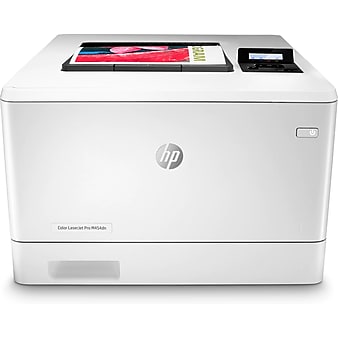 HP LaserJet Pro M454dn USB & Network Ready Color Laser Printer with Duplexing, White (W1Y44A#BGJ)