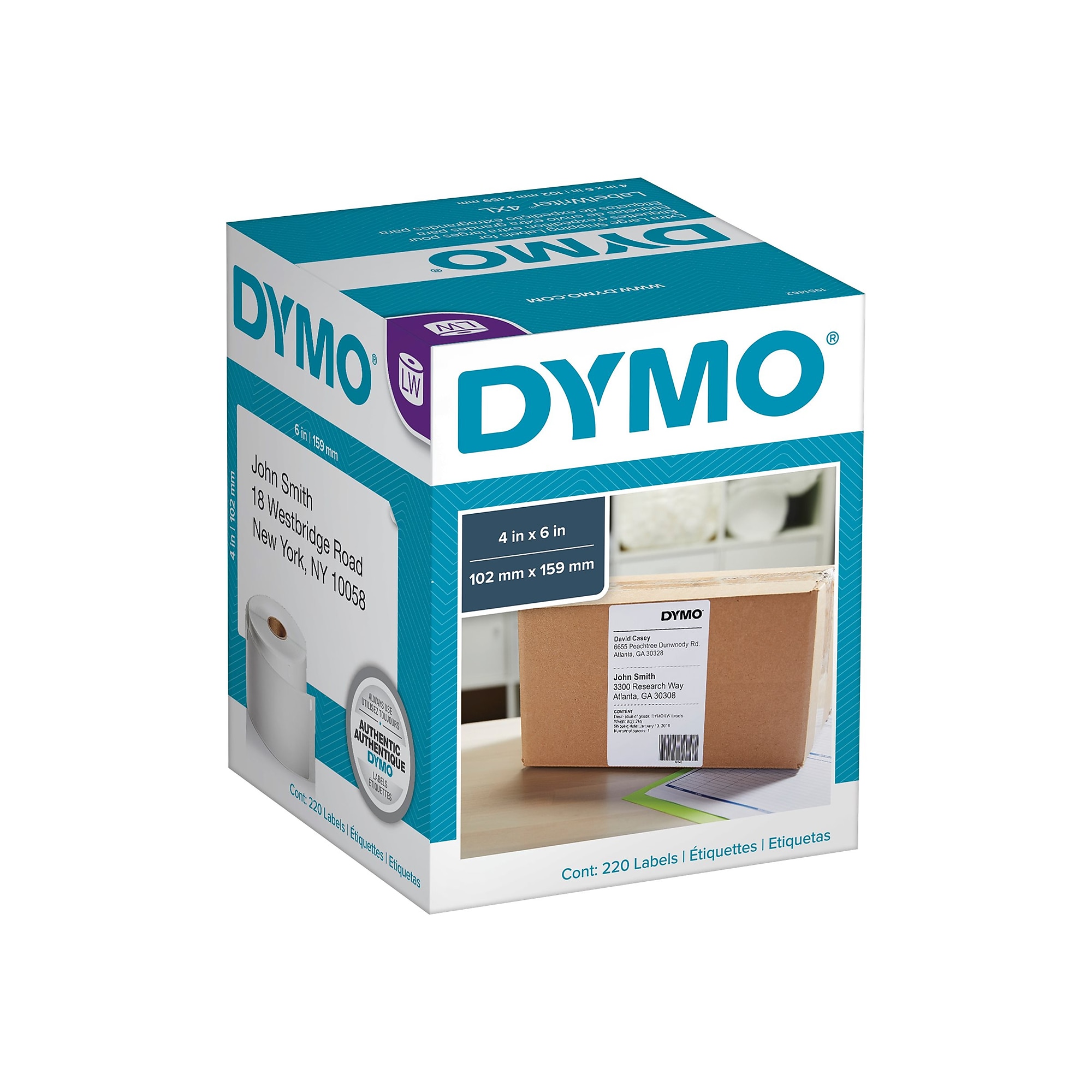 DYMO Extra Large 1951462 Printer Labels, 4″W, White Sansujyuku sansujyuku.com