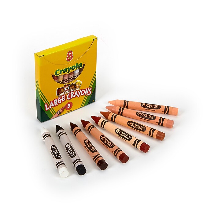 大特価‼️2本セット‼️LINDSPORTS カラーナチュラル85㎝　880g Crayola Large Multicultural Crayons, Assorted Colors, 8/Box (52