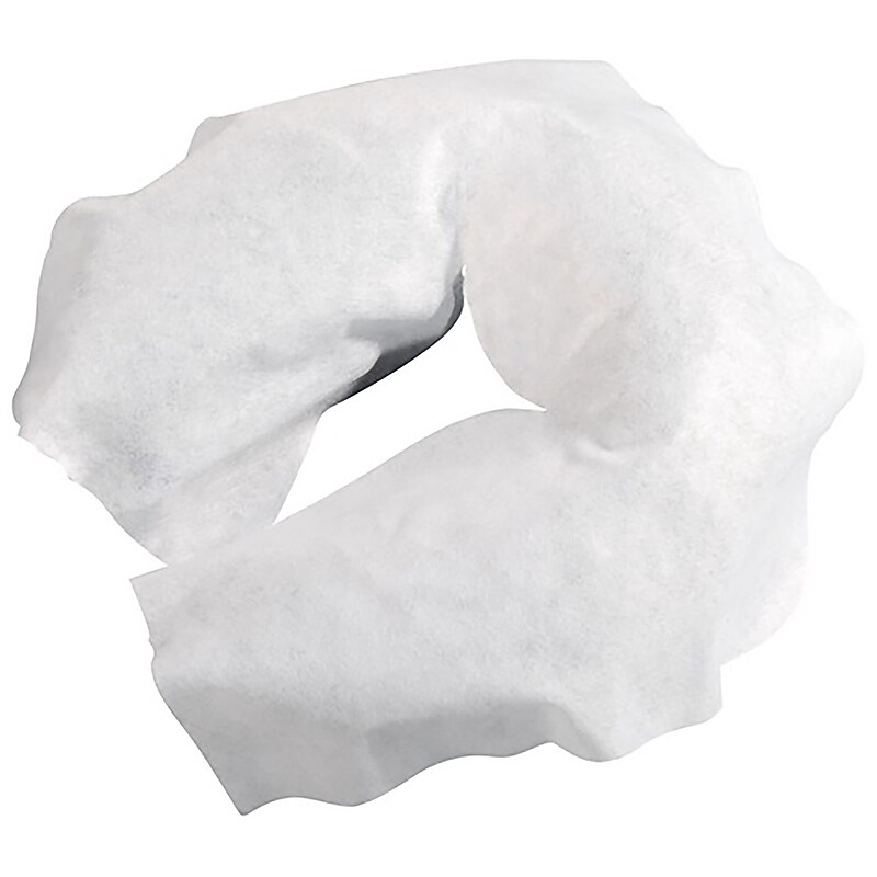 Master Massage Natural White Disposable Face Pillow Covers, 100/Pack (94106） image 1