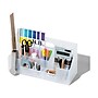 LIKE-IT 15-Compartment Stackable Plastic Storage, Transparent White (MX-9203 TRWHITE)~#|#~sp63568208_sc7