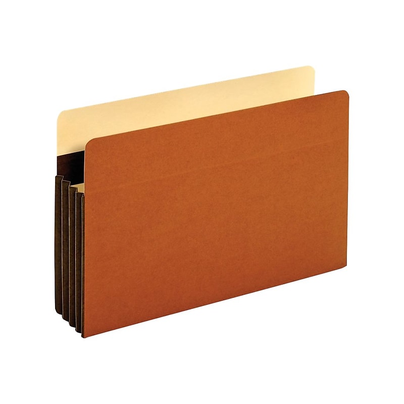 Tyvek Heavy Duty Reinforced File Pockets, 3.5" Expansion, Legal Size, Brown, 10/Box (C1526EHD-10) image 1