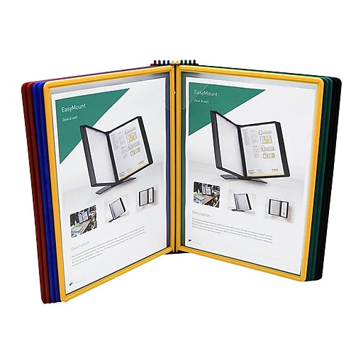 Tarifold EasyLoad Document Holder, 8.5" x 11", Multicolor, Plastic