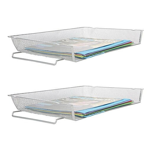 Shop Staples for Mind Reader Stackable Side Loading Letter Trays