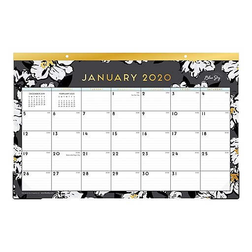 Shop Staples For 2020 Blue Sky 11 X 17 Desk Pad Calendar