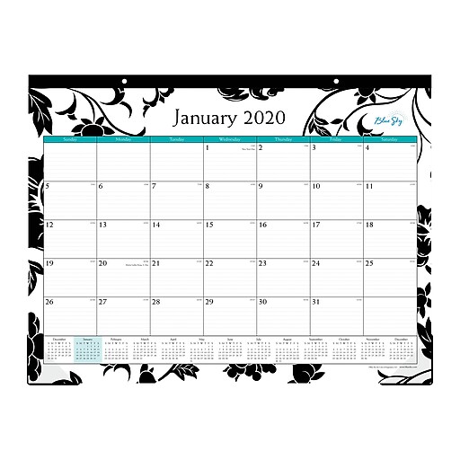 Shop Staples For 2020 Blue Sky 17 X 22 Desk Pad Calendar