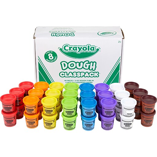 Crayola Molding Dough, Assorted Colors, 48/Box, 2 Boxes/Set (57
