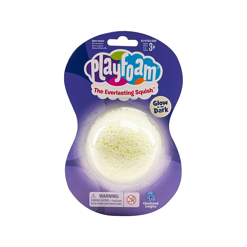 Playfoam Jumbo Pod Glow-in-the-Dark, Light Yellow, 12/Set (9723) image 1