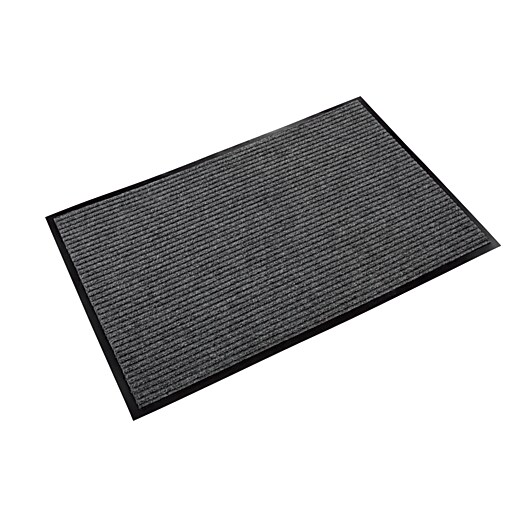 Crown NeedleRib Wiper/Scraper Floor Mat 36" x 60" Gray (CWNNR0035GY