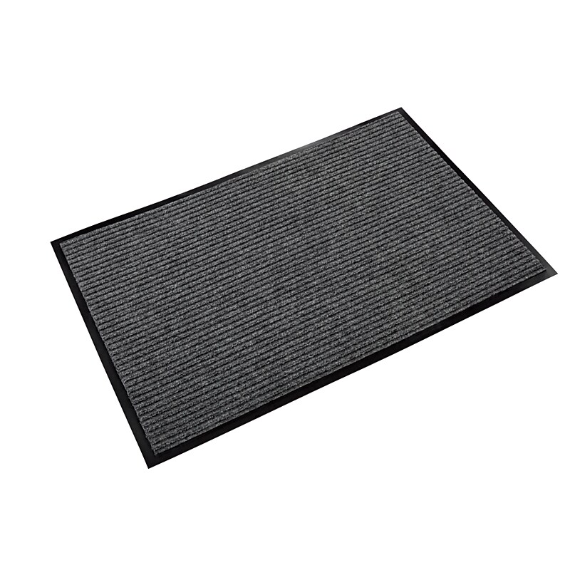 Crown Needle Rib Wipe Synthetic Scraper Mat, 72" x 48", Gray (CWNNR0046GY) image 1