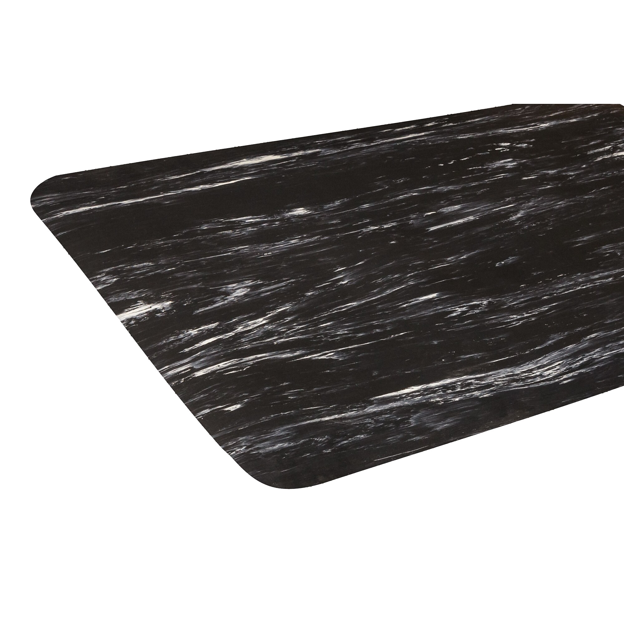 Crown Cushion-Step Marbleized Rubber Anti-Fatigue Floor Mat, 36″ x 60″, Black (CWNCU3660BK) Simolary simolary.com