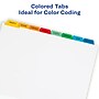 Avery Index Maker Paper Dividers with Print & Apply Label Sheets, 8 Tabs, Multicolor, 25 Sets/Pack (11424)~#|#~sp64188513_sc7