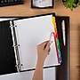 Avery Index Maker Paper Dividers with Print & Apply Label Sheets, 8 Tabs, Multicolor, 25 Sets/Pack (11424)~#|#~sp64188514_sc7