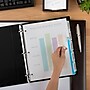 Avery Index Maker Plastic Dividers with Print & Apply Label Sheets, 5 Tabs, Frosted White (11449)~#|#~sp64188516_sc7