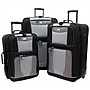 Geoffrey Beene Carnegie 3-Piece Luggage Set, Black (GB224-3)~#|#~sp6430798_sc7