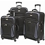 Geoffrey Beene Brentwood 3-Piece Spinner Luggage Set, Black (GB866-3)~#|#~sp6430827_sc7