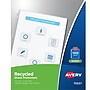 Avery Recycled Economy Weight Sheet Protectors, 8-1/2" x 11", Semi-Clear, 100/Box (75537)~#|#~sp64338805_sc7