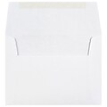 JAM Paper Gummed A2 Invitation Envelopes, 5 3/4" x 4 3/8", White, 100/Pack (MOOP6250LDIC)