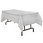 JAM Paper Plastic Table Cover, 54" x 108", White (291423361)~#|#~sp64340072_sc7