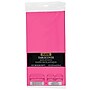JAM Paper Plastic Table Cover, 54 x 108 Inches, Fuchsia Pink (291423355)~#|#~sp64340089_sc7
