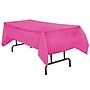 JAM Paper Plastic Table Cover, 54 x 108 Inches, Fuchsia Pink (291423355)~#|#~sp64340163_sc7