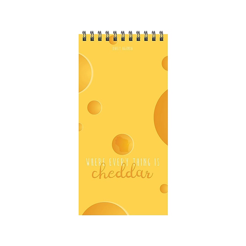 TF Publishing Wisconsin 4" x 8.5" Planner, Cheddar Cheese (99-WISCDA) image 1