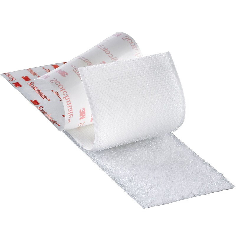 3M SJ3571 ScotchmateFastener, Loop, 1" x 150', white, 3/Case (DK3M159) image 1