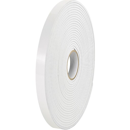 Tape Logic® Removable Double Sided Foam Tape, 1/16" Thick, 1/2" x 36