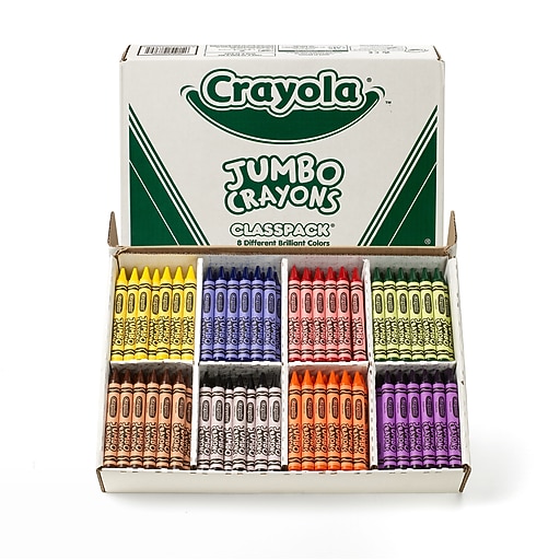 Crayola Classpack Jumbo Crayons, 200/Box (528389) Staples
