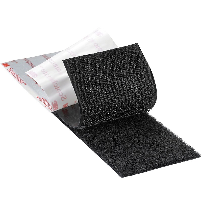 3M SJ3571 ScotchmateFastener, Loop, 1" x 150', Black, 1/Case (DK3M156) image 1