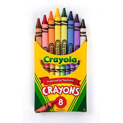 Download Crayola Crayons Peggable Assorted Colors, 8 Per Box (52 ...