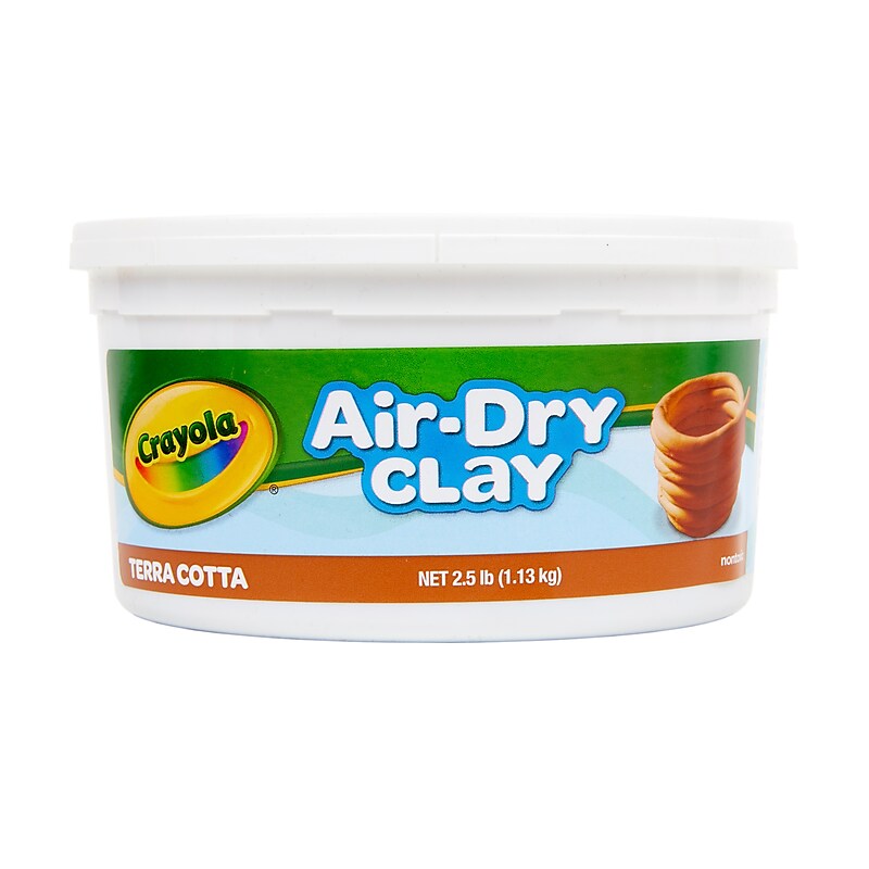 Crayola Air-Dry Clay, Terra Cotta, 2.5 lb. (575064) image 1