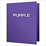 Oxford Twin Portfolio Folders, Purple, 25/Box (OXF 57514)~#|#~sp64627305_sc7