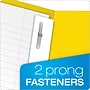 Oxford 2-Pocket Fastener Folders, Yellow, 25/Box (OXF 57709)~#|#~sp64627465_sc7