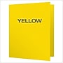 Oxford 2-Pocket Fastener Folders, Yellow, 25/Box (OXF 57709)~#|#~sp64627467_sc7