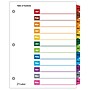 Cardinal OneStep Monthly Paper Dividers, 12-Tab, Multicolor (CRD 60318CB)~#|#~sp64627471_sc7