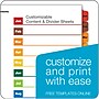 Cardinal OneStep Monthly Paper Dividers, 12-Tab, Multicolor (CRD 60318CB)~#|#~sp64627473_sc7