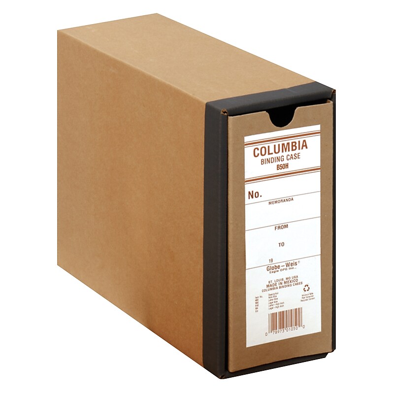 Pendaflex Columbia Heavy Duty 3" 2-Ring Binding Case, D-Ring, Brown (B50H) image 1