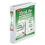 Cardinal XtraLife ClearVue Heavy Duty 1" 3-Ring View Binders, D-Ring, White (26300CB)~#|#~sp64627491_sc7